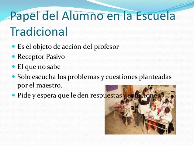 Escuela tradicional