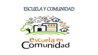 ESCUELA Y COMUNIDAD
 