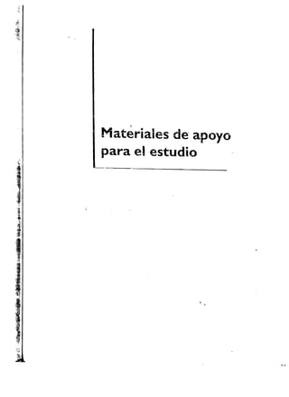 ,
Materiales de' apoyo 

para el estudio
 
