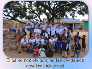 Ellos no nos olvidan, no les olvidemos
          nosotros ¡Gracias!
 