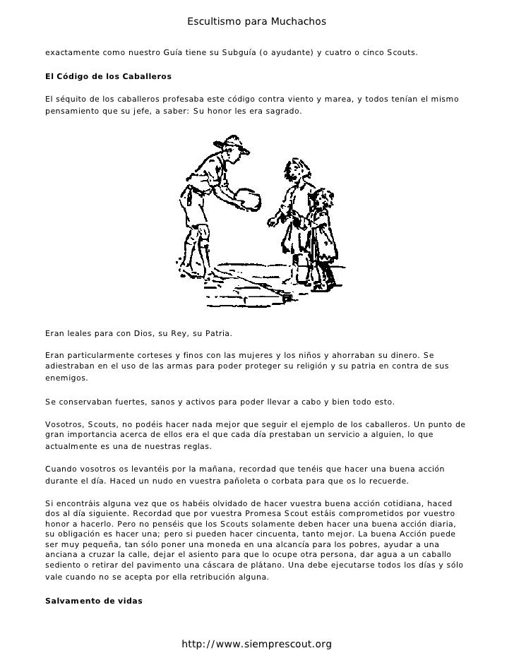 Escultismo para muchachos