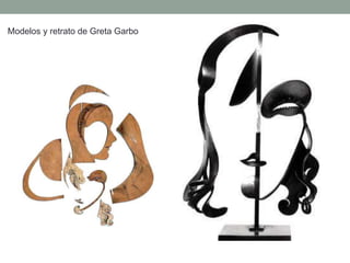 Modelos y retrato de Greta Garbo
 