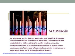 http://es.slideshare.net/Havimejia/ha27-escultura-e-instalacion?qid=aafacfb3-f53a-44f2-b804-86efaf5982bd&v=&b=&from_search=2
 
