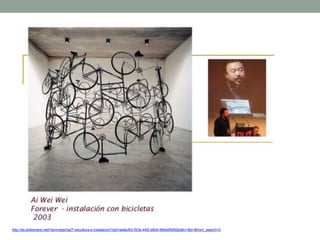 http://es.slideshare.net/Havimejia/ha27-escultura-e-instalacion?qid=aafacfb3-f53a-44f2-b804-86efaf5982bd&v=&b=&from_search=2
 