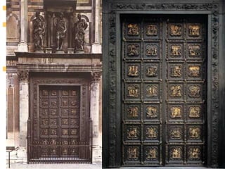 Orfebre medieval. Su virtuosismo hace que gane el concurso público para construir las " Segundas Puertas del Baptisterio de Florencia “. La estructura general debía ajustarse al modelo gótico  establecido en por Andrea Pisano, cuando realizó las "Primeras Puertas" del edificio: 28 tréboles de cuatro hojas (20 escenas del Nuevo Testamento más 8 imágenes de los evangelistas y doctores de la Iglesia, que sitúa en el zócalo)  