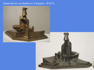 Desarrollo de una Botella en el Espacio, 1912/13.