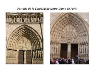 Portada de la Catedral de Notre-Dame de París
 
