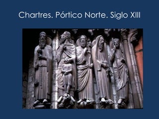 Chartres. Pórtico Norte. Siglo XIII
 