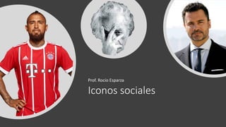 Iconos sociales
Prof. Rocío Esparza
 