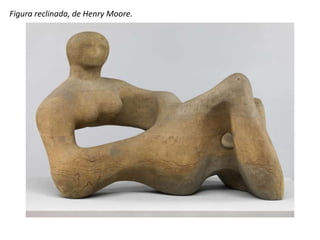 Figura reclinada, de Henry Moore.
 