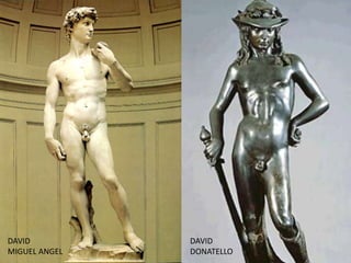DAVID 
MIGUEL ANGEL 
DAVID 
DONATELLO 
 
