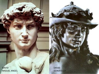 DAVID 
MIGUEL ANGEL 
DAVID 
DONATELLO 
 