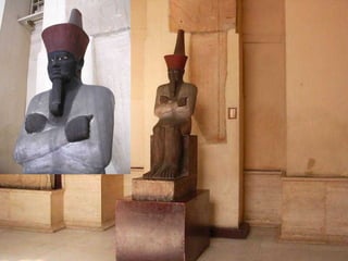 Escultura y pintura EGIPTO modelo ies jorge juan