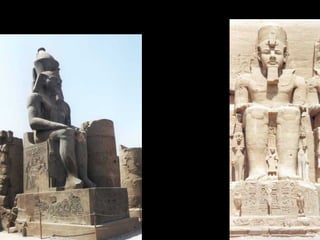 Escultura y pintura EGIPTO modelo ies jorge juan