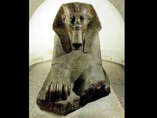 Escultura y pintura EGIPTO modelo ies jorge juan