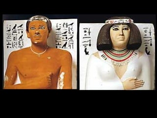 Escultura y pintura EGIPTO modelo ies jorge juan