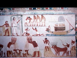 Escultura y pintura EGIPTO modelo ies jorge juan