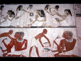 Escultura y pintura EGIPTO modelo ies jorge juan