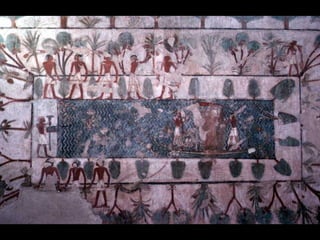 Escultura y pintura EGIPTO modelo ies jorge juan