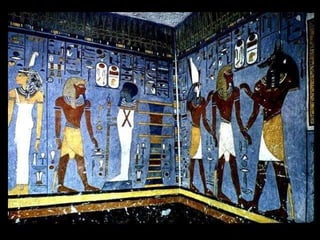 Escultura y pintura EGIPTO modelo ies jorge juan