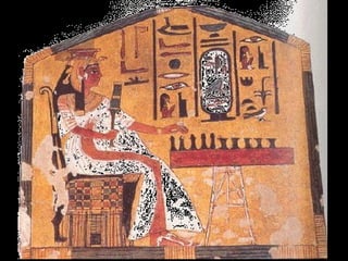 Escultura y pintura EGIPTO modelo ies jorge juan