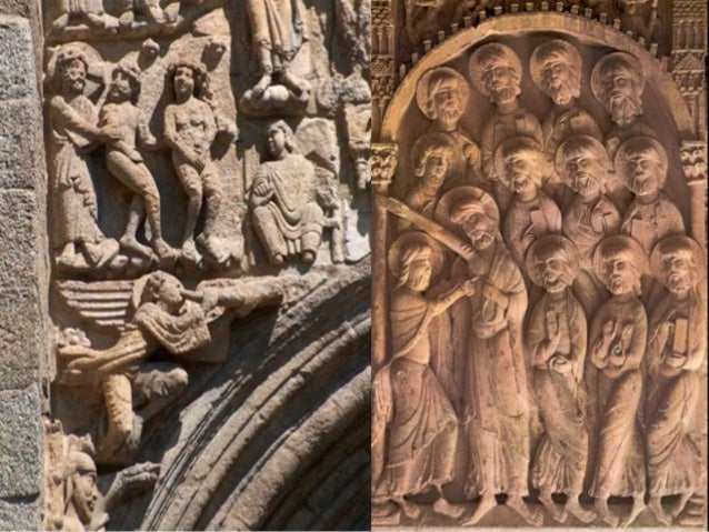 Resultat d'imatges de escultura romanica adaptada al marco