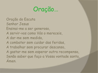  O Lobito não se escuta a si próprio                  Máximas…O Lobito pensa primeiro no seu semelhante