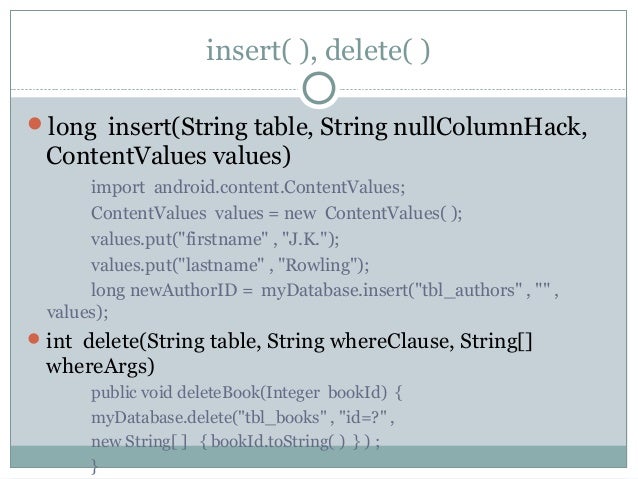 Data Storage In Android