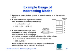ESD_05_ARM_Instructions set for preparation | PDF