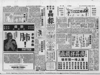 Opening the Agents Service
Arnold, Heidelberg | Early Chinese Periodicals Online (ECPO): Transforming data silos into knowledge | E-Science 2019
 