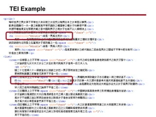TEI Example
 