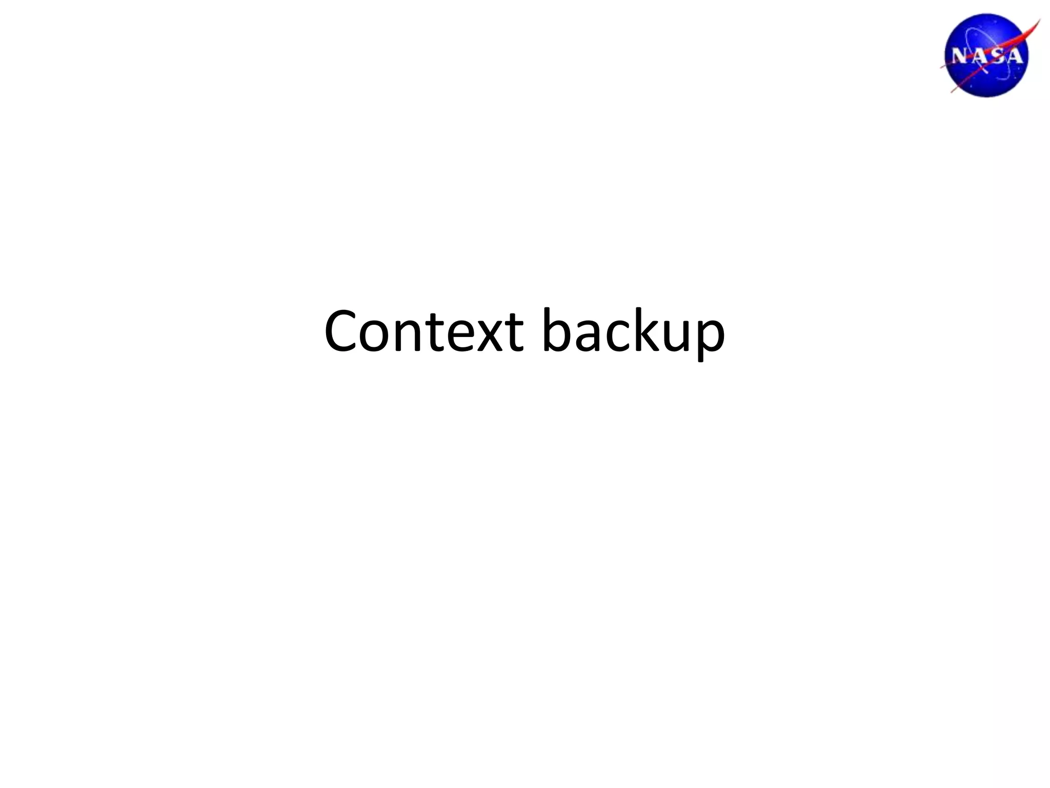 Context backup

 