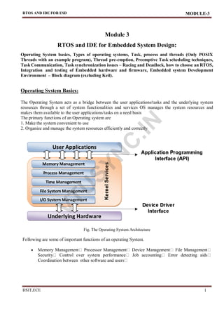 ESD BEC601 embedded system notes Mod 3.pdf