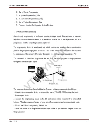 rtos and ide for esd: module 3 overview and key... ESD BEC601 embedded system notes Mod 3.pdf
