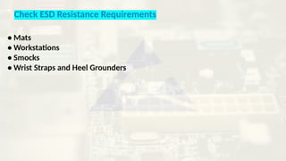 ESD safety and standards in Research Lab | PPTX