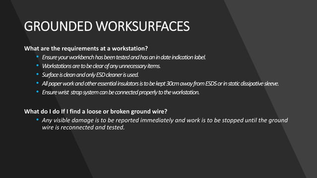 ESD training | PPTX | Physics | Science