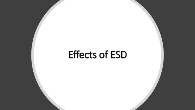 ESD training | PPTX | Physics | Science