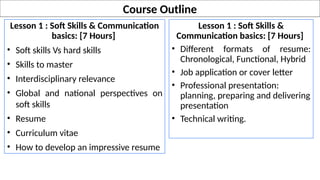 This ppt of first chapter of employability and skills development | PPTX
