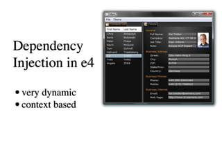 Dependency Injection for Eclipse developers
