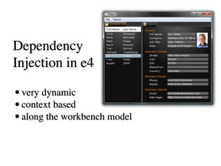 Dependency Injection for Eclipse developers