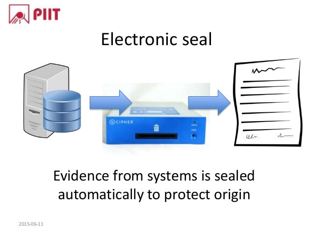 Confirm it with an e-seal