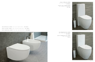 VASO SOSPESO BULL BIANCO / BULL WALL HUNG WC WHITE – ART.WCSBLL
SEDILE SLIM BULL BIANCO / BULL SLIM SEAT COVER WHITE – ART.CWBLRF​
BIDET SOSPESO BULL BIANCO / BULL WALL HUNG BIDET WHITE – ART.BDSBLL
VASO A TERRA BULL BIANCO
BULL BACK TO WALL WC WHITE
ART.WCBLL
CASSETTA FREE STANDING BIANCO
FREE STANDING CISTERN WHITE
ART.CMBL
VASO MONOBLOCCO BULL BIANCO
BULL CLOSE COUPLED WC WHITE
ART.WCMBLL
CASSETTA MONOBLOCCO BULL BIANCO
BULL CISTERN WHITE
ART.CM
36 Bull Bull 37
 