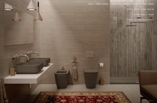VASO A TERRA QUADRA - SEDILE SLIM QUADRA - BIDET A TERRA QUADRA
PIATTO DOCCIA LINEA 80x140
LAVABO QUBE 1 44x44
“TUTTO IN FINITURA CAFFE’”
50 Quadra Quadra 51
 