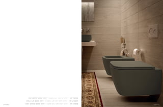 VASO SOSPESO QUADRA CAFFE’ / QUADRA WALL HUNG WC CAFFE’ – ART.CFWCSQD
SEDILE SLIM QUADRA CAFFE’ / QUADRA SLIM SEAT COVER CAFFE’ – ART.CFCWQDRF
BIDET SOSPESO QUADRA CAFFE’ / QUADRA WALL HUNG BIDET CAFFE’ – ART.CFBDSQD
52 Quadra Quadra 53
 