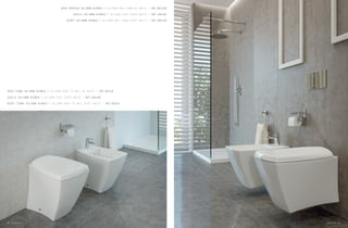 VASO SOSPESO SELINON BIANCO / SELINON WALL HUNG WC WHITE – ART.WCSLNS
SEDILE SELINON BIANCO / SELINON SEAT COVER WHITE – ART.CWSLNF
BIDET SELINON BIANCO / SELINON WALL HUNG BIDET WHITE – ART.BDSLNS
VASO TERRA SELINON BIANCO / SELINON BACK TO WALL WC WHITE – ART.WCSLN
SEDILE SELINON BIANCO / SELINON SEAT COVER WHITE – ART.CWSLNF​
BIDET TERRA SELINON BIANCO / SELINON BACK TO WALL BIDET WHITE – ART.BDSLN
82 Selinon Selinon 83
 