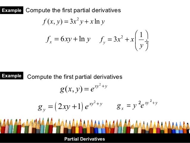 Partial Differentiation Application