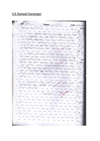 5.6 Sampel Karangan
 