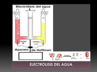 ELECTROLISIS DEL AGUA
 