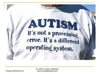 drcaguirre@hotmail.com
Dr. Carlos G. Aguirre Velázquez
www.neurologopediatra.com
 