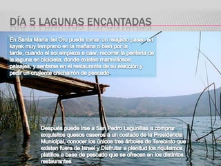 DÍA 5 LAGUNAS ENCANTADAS



                .




          .
 
